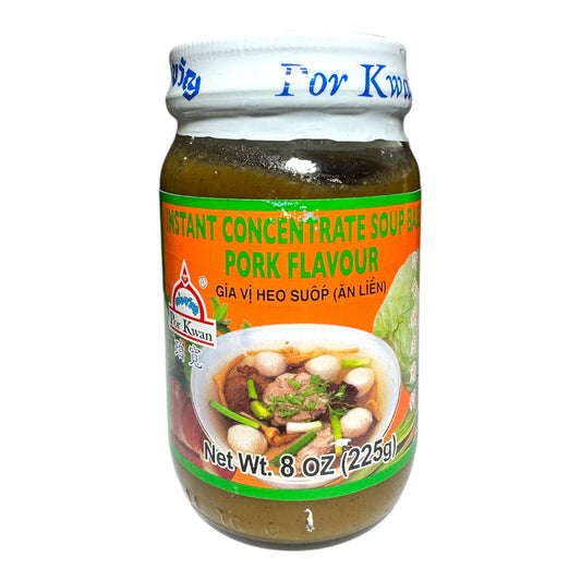 Por Kwan - INSTANT CONCENTRATE SOUP BASE (PORK FLAVOUR)/Gia Vi Soup (Vi Heo) 8 Oz (225g)