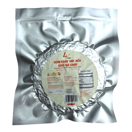 CT Choice - Scorched Rice with Vegan Chicken Floss/Com Chay Day Noi Kho Ga Chay – 4.23 oz (120 g)