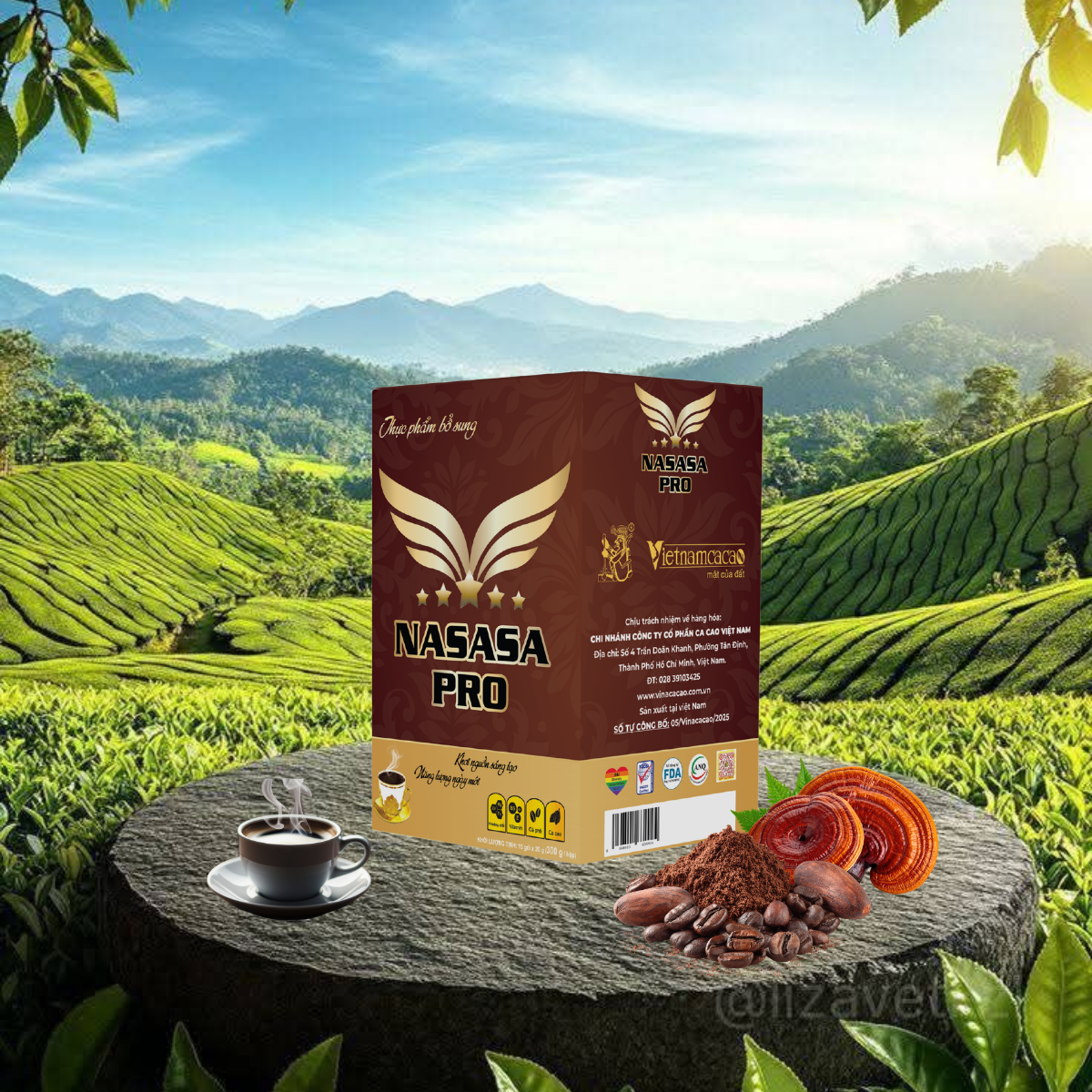 [Vietnamcacao] NASASA PRO Reishi Mushroom Coffee