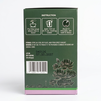 [i-Soup] Freeze Dried Instant Purple Yam Soup/Canh Khoai Mo - 55g