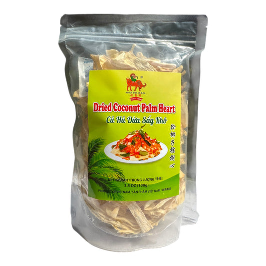 Dried Coconut Palm Heart/ Củ Hủ Dừa Sấy Khô 3.5 oz (100g)