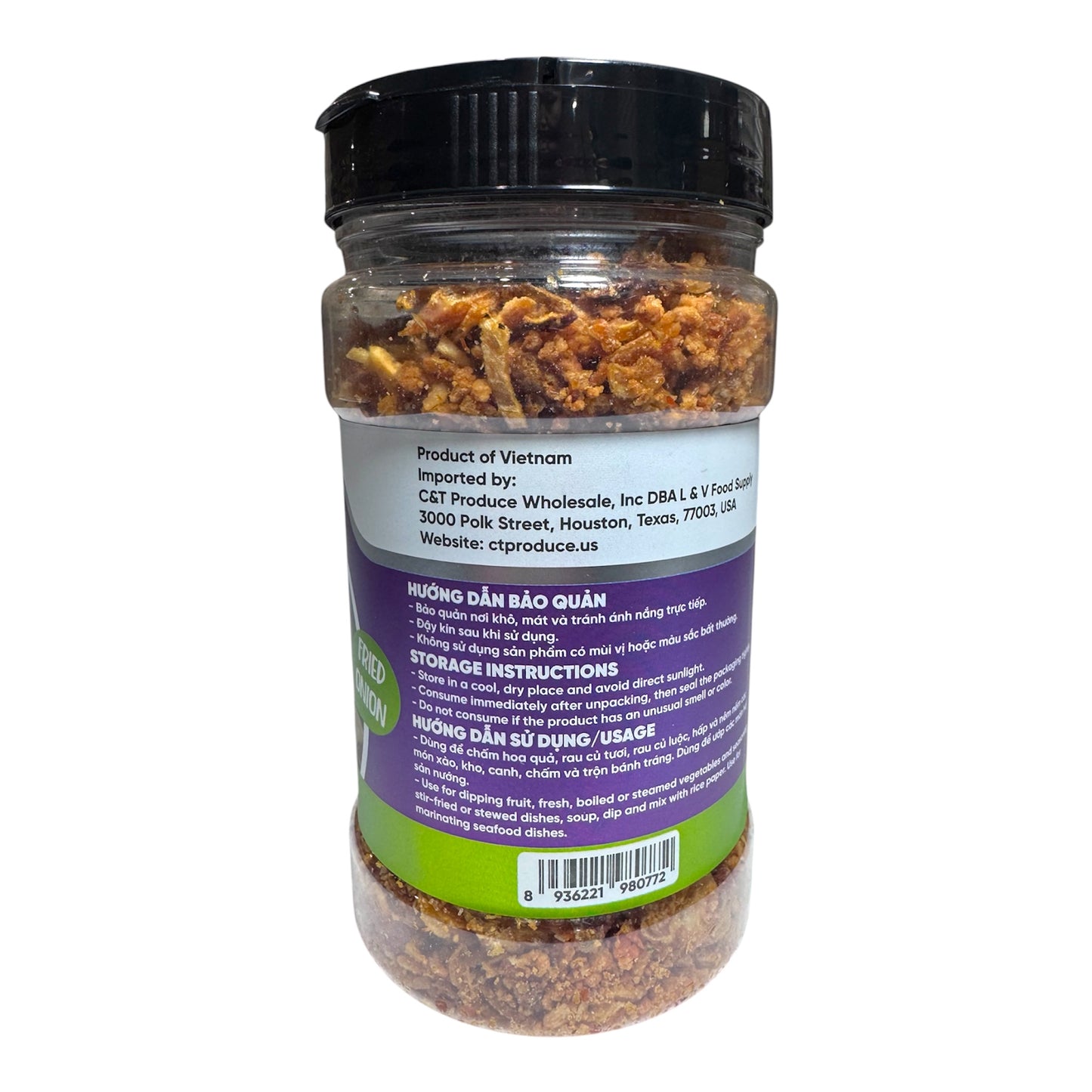 NHU Y - Shrimp Salt with Fried Onion/Muoi Tom Hanh Phi - 5.3 Oz (150g)