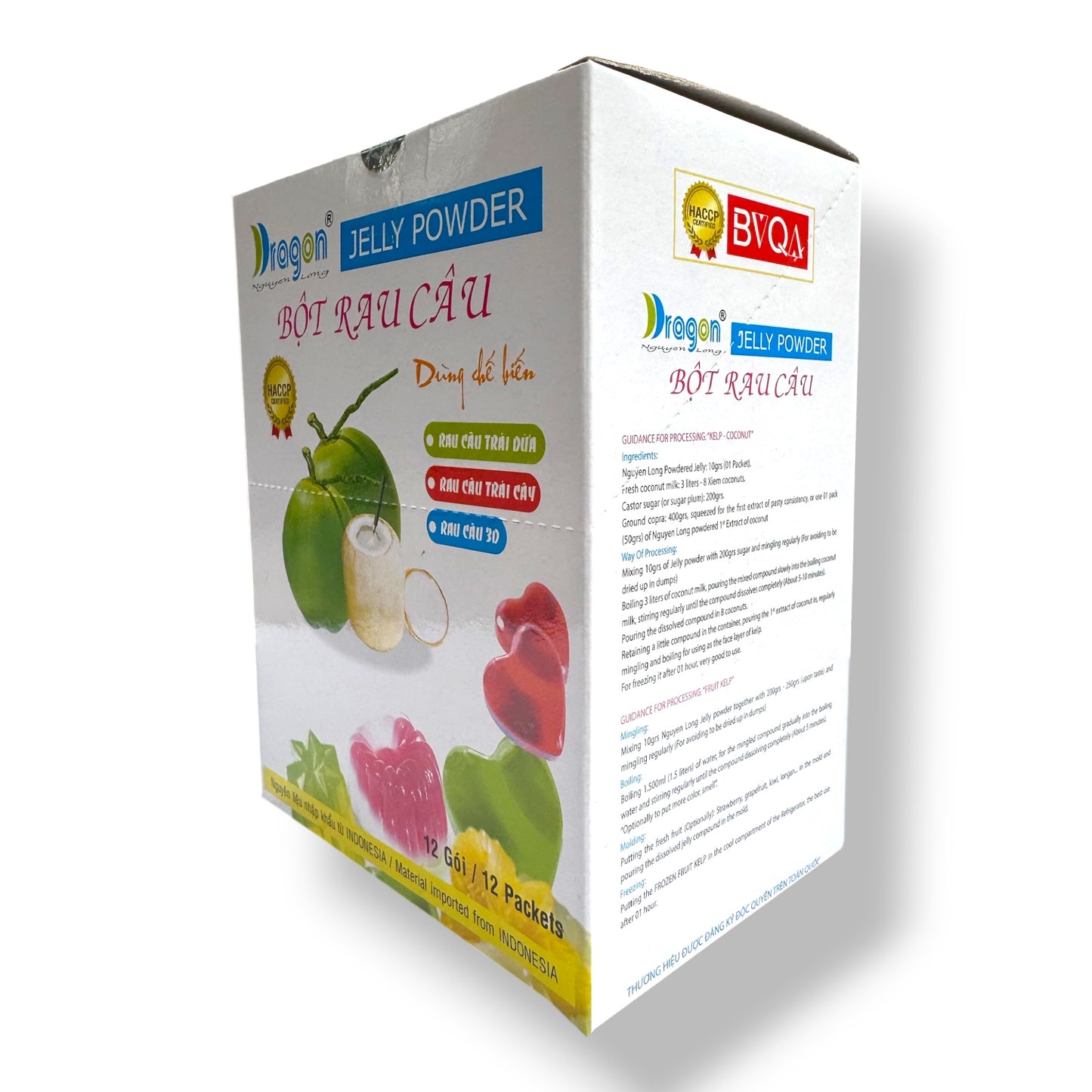 Nguyen Long - Jelly Powder (Bot Rau Cau) - 10g/packet (12 packets/box)