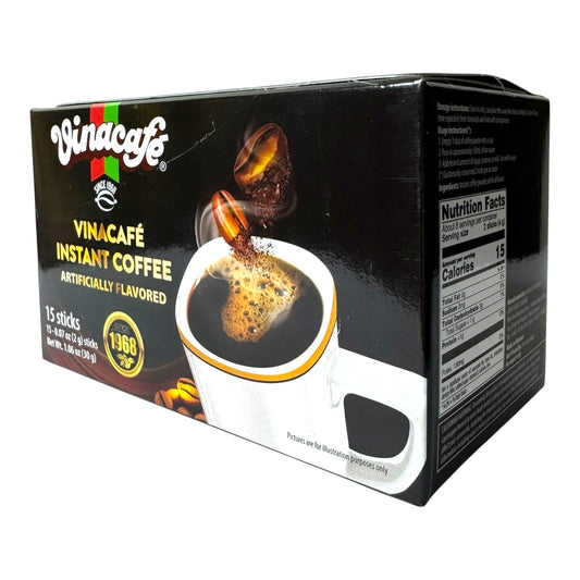 Vinacafé Instant Coffee (Black) | Cà Phê Hòa Tan Vinacafé - 15 sticks (30g)