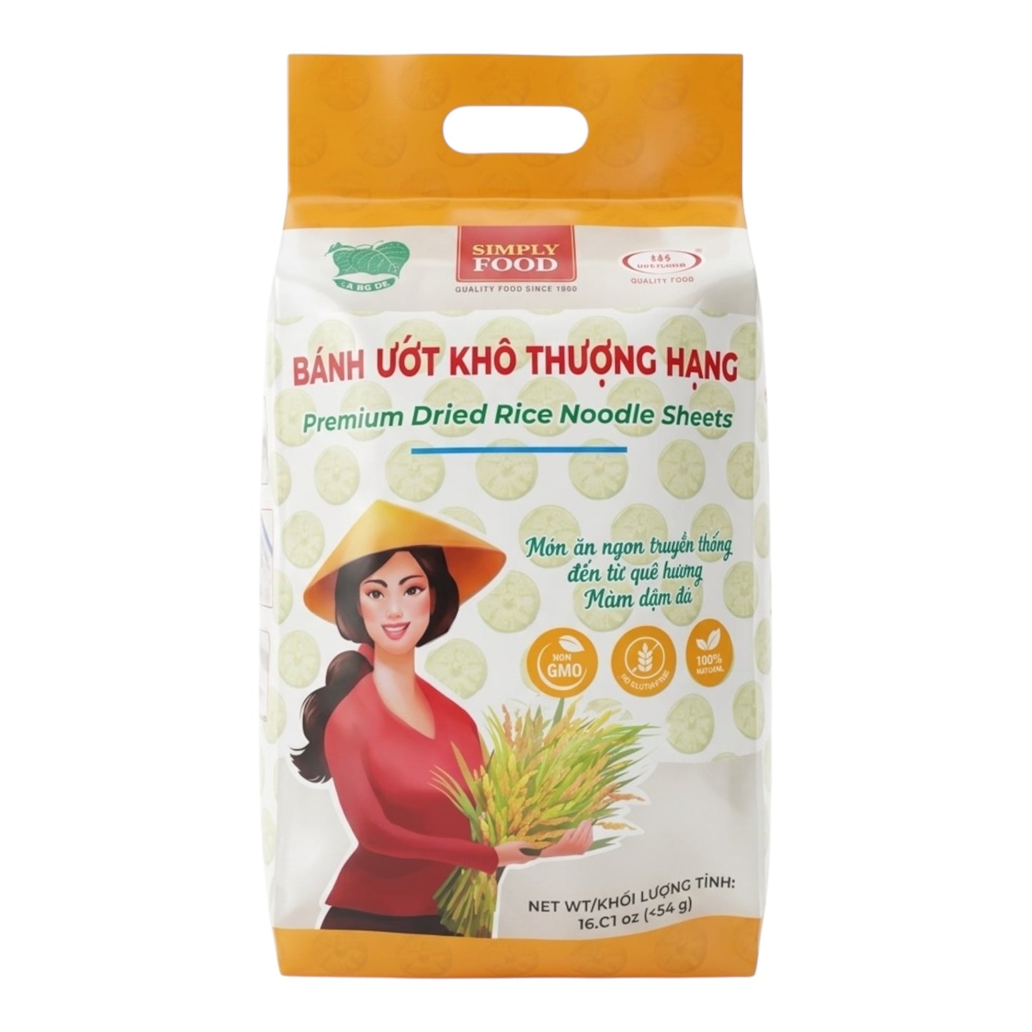 [Simply Food] Premium Dried Rice Noodle Sheets - Banh Uot Kho Thuong Hang