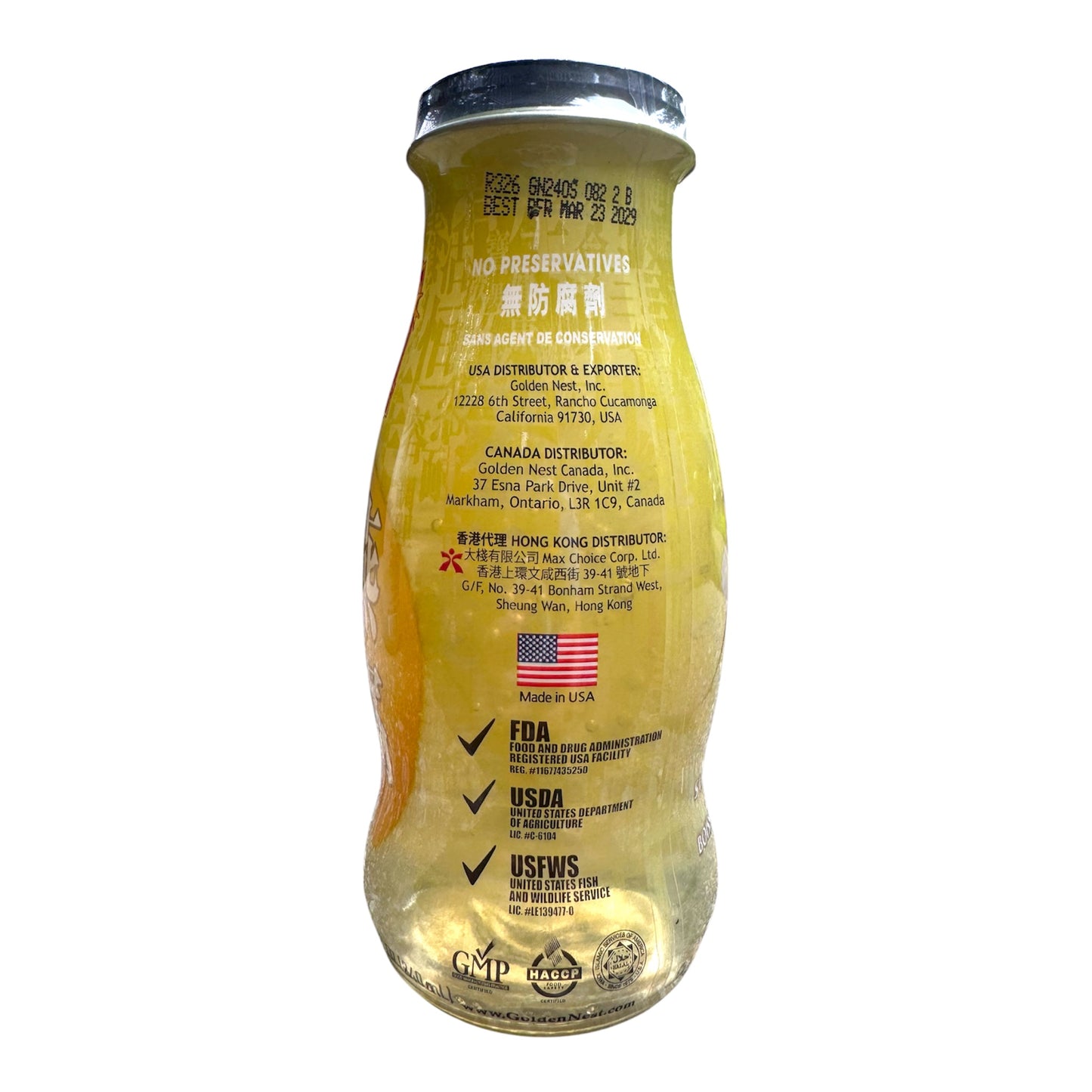 [Golden Nest] Swallow Nest Beverage Original/Nuoc Yen Nguyen Chat – 240ml
