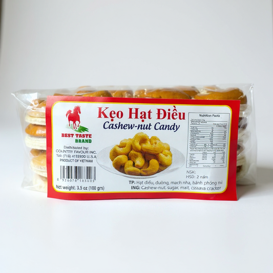 Cashew nut Candy/ Keo Hat Dieu 3.5 oz (100g)