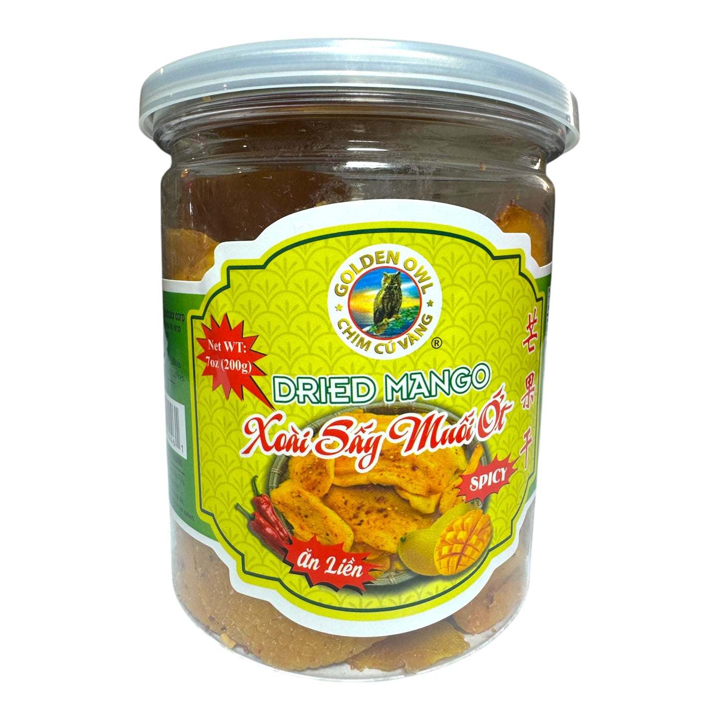 Dried Mango/Xoai Say Deo Muoi Ot 7 Oz (200g)