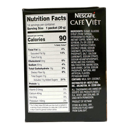 NESCAFÉ Café Việt – Milky Iced Coffee (14 sticks, 280g)
