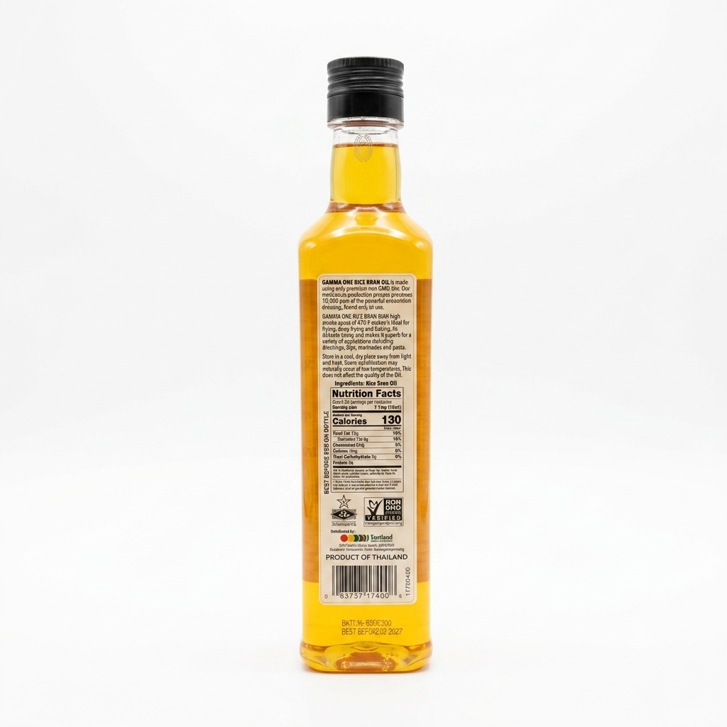 [Gamma One] Premium 100% Pure Rice Bran Oil/Dau Cam Gao