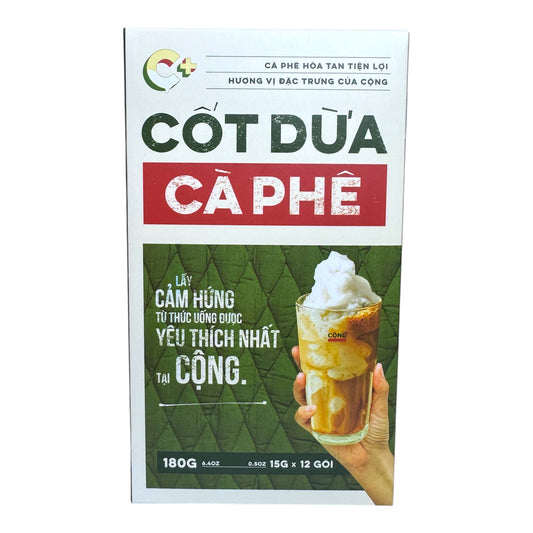 Instant Coconut Coffee/Cafe Cot Dua - 6.4 oz (180 g)