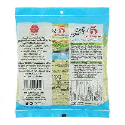 [Bich-Chi]Five Beans Powder With Lotus Seed/Bot 5 Thu Dau Hat Sen – 350g
