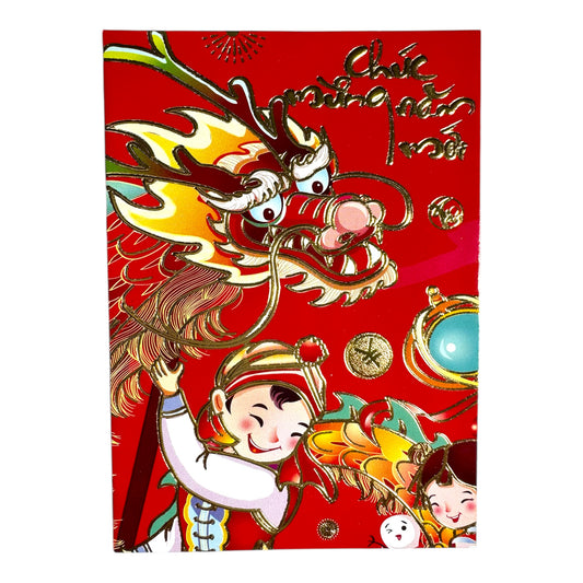 Red Envelopes (Lucky Money)/Bao Li Xi Tet (Chuc Mung Nam Moi) - Set 6pcs