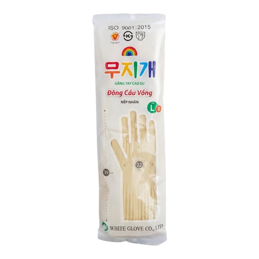 Rainbow Combi Rubber Gloves - Size L