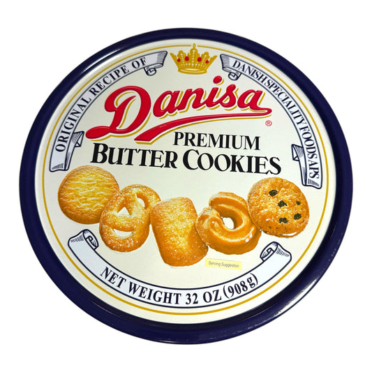 Danisa - Premium Butter Cookies/Banh Quy Bo Cao Cap 32 OZ (908 g).
