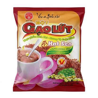 [Bich-Chi] Unpolished Rice Powder with Lotus Seed/Bot Gao Lut Hat Sen