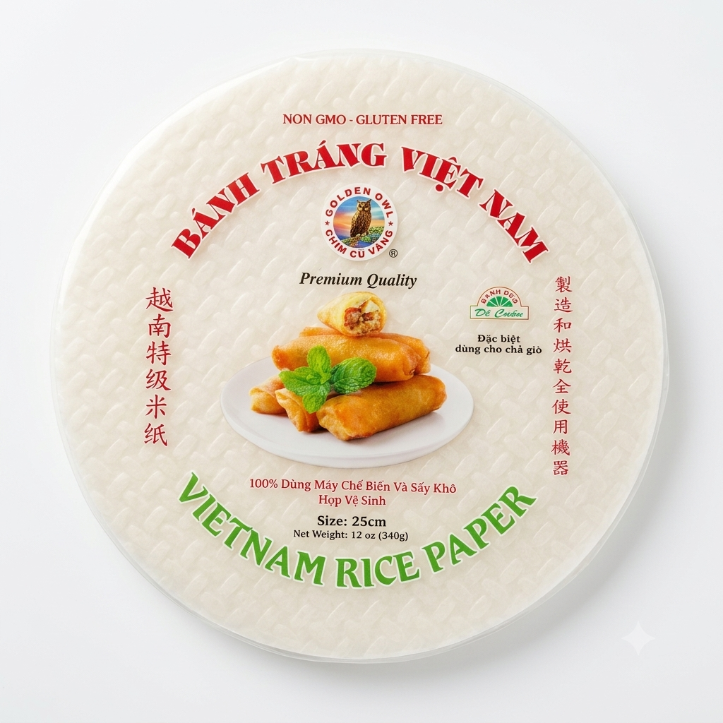 [GO] Vietnam Rice Paper 25cm/Banh Trang Cha Gio