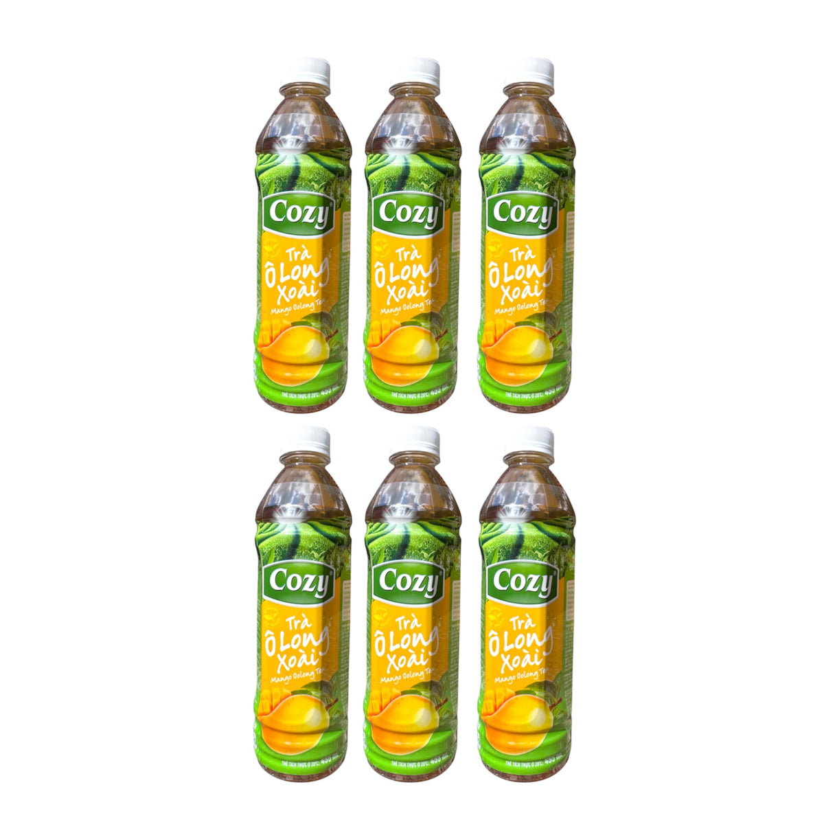 [Cozy] Mango Oolong Tea/Tra Olong Xoai - Pack of 6 (6x455ml)