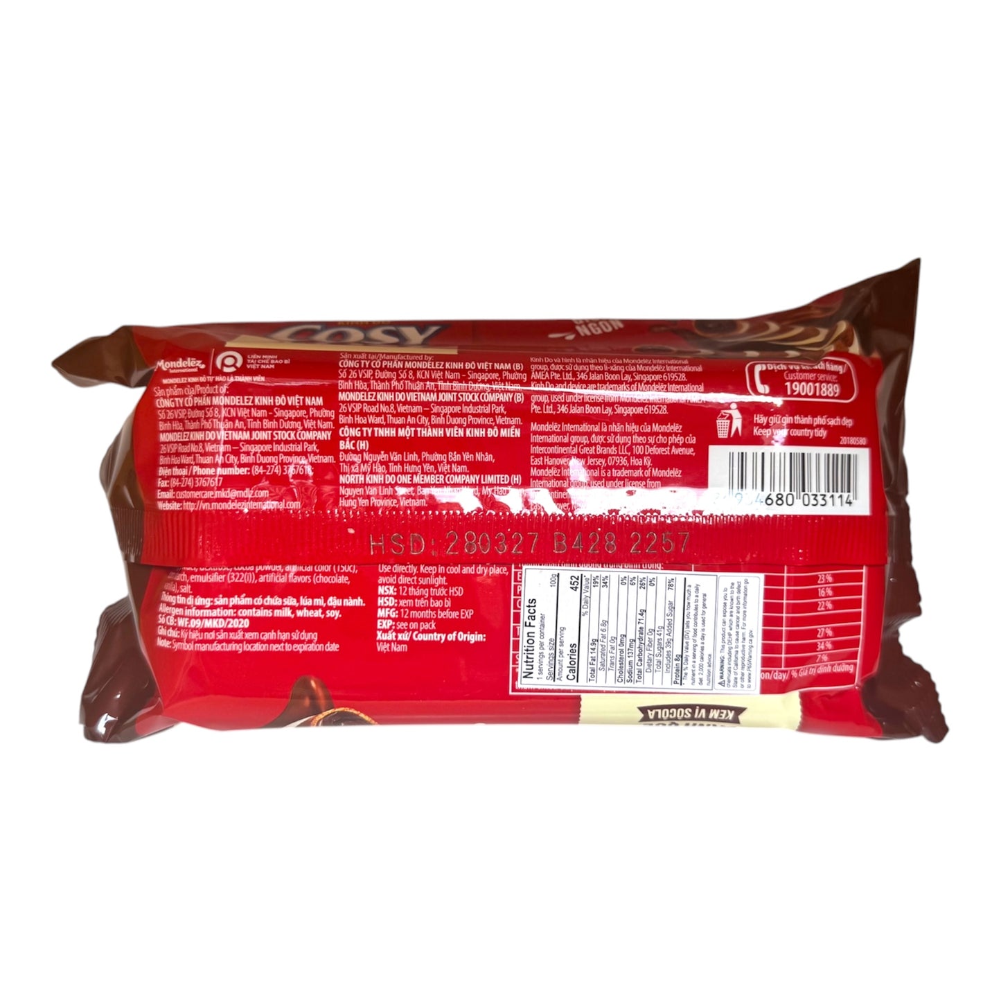 Cosy Chocolate Wafer Rolls Banh Que