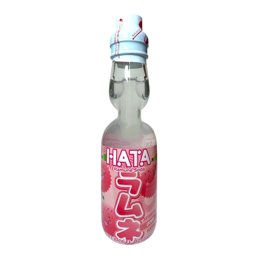 HATA Ramune Soda (Lychee Flavor) - 6.7 oz (200ml)