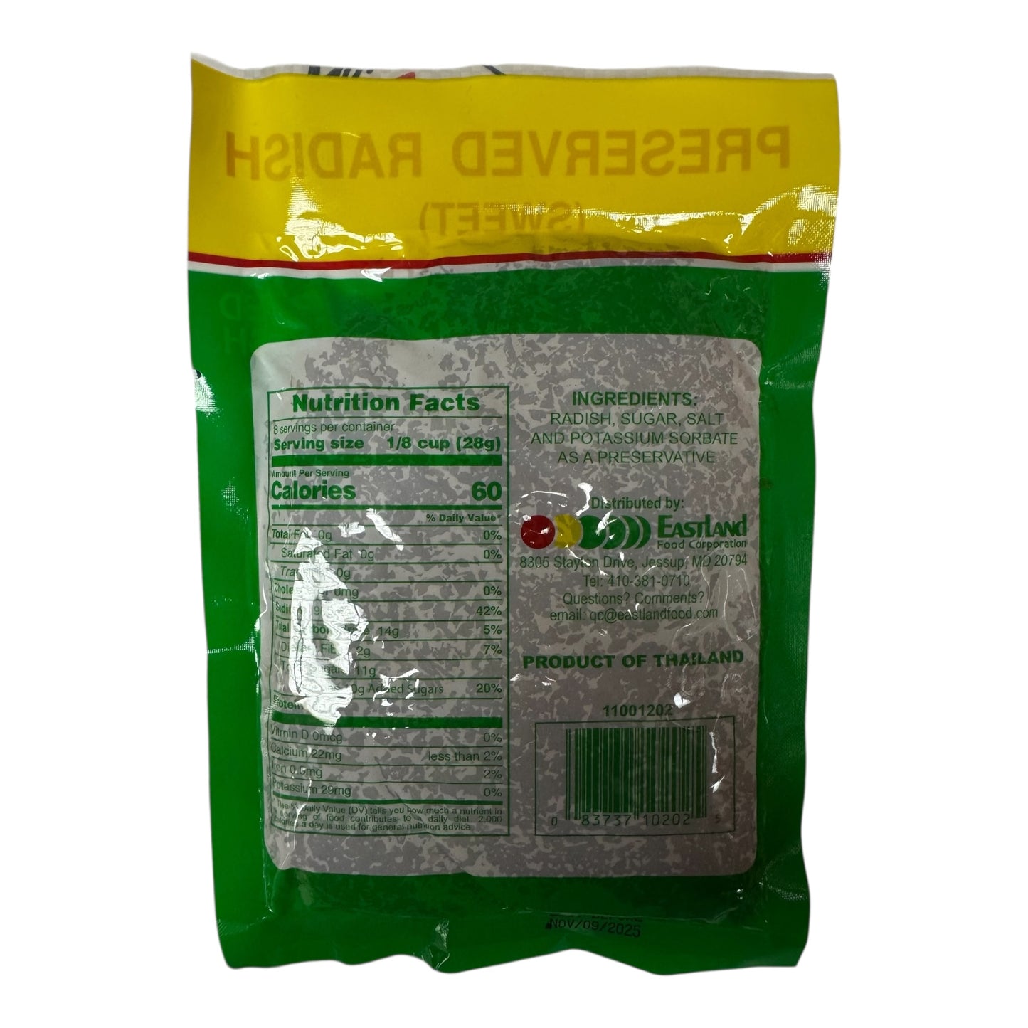 Asian Best Preserved Chopped Radish (Sweet) - Củ Cải Muối Ngọt - 8 oz