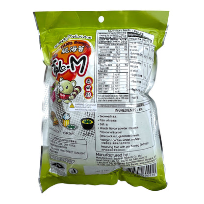 Triple M Crispy Seaweed (Wasabi Flavor)/Rong Bien Gion Vi Mu Tat 35g