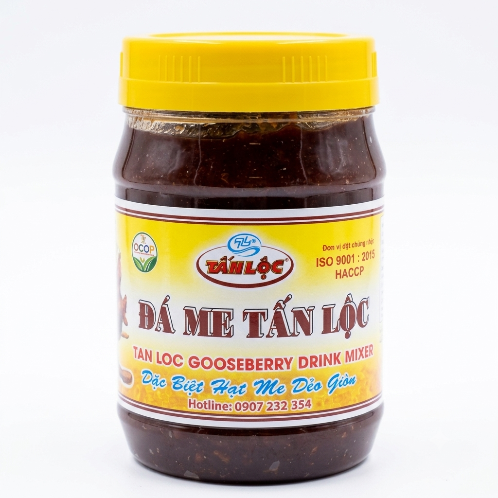 Tan Loc Tamarind Drink Mixer With Seeds/Da Me Tan Loc - 500g