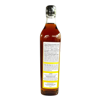 Premium Pineapple-Made Vegetarian Fish Sauce - Nuoc Mam Chay Hao Hang - 17 oz (500ml)