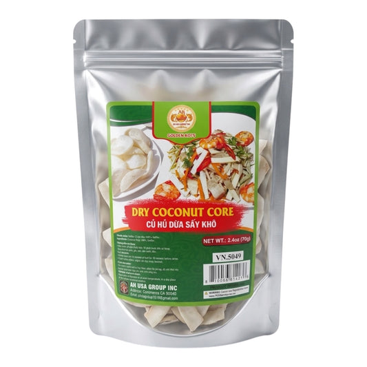 Dried Coconut Core - Củ Hủ Dừa Sấy Khô 2.4 oz (70g)