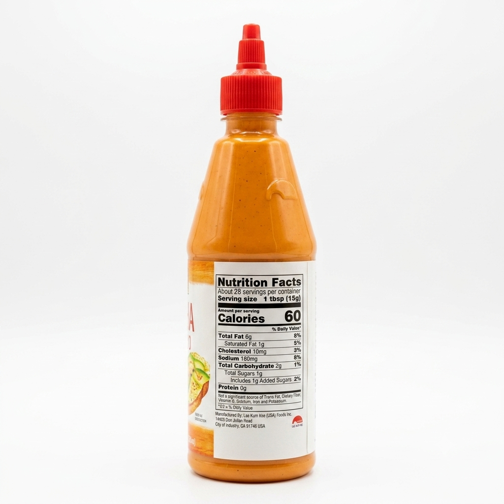 [LKK] Sriracha Mayo Dressing/Spread – 15 fl oz (445 ml)