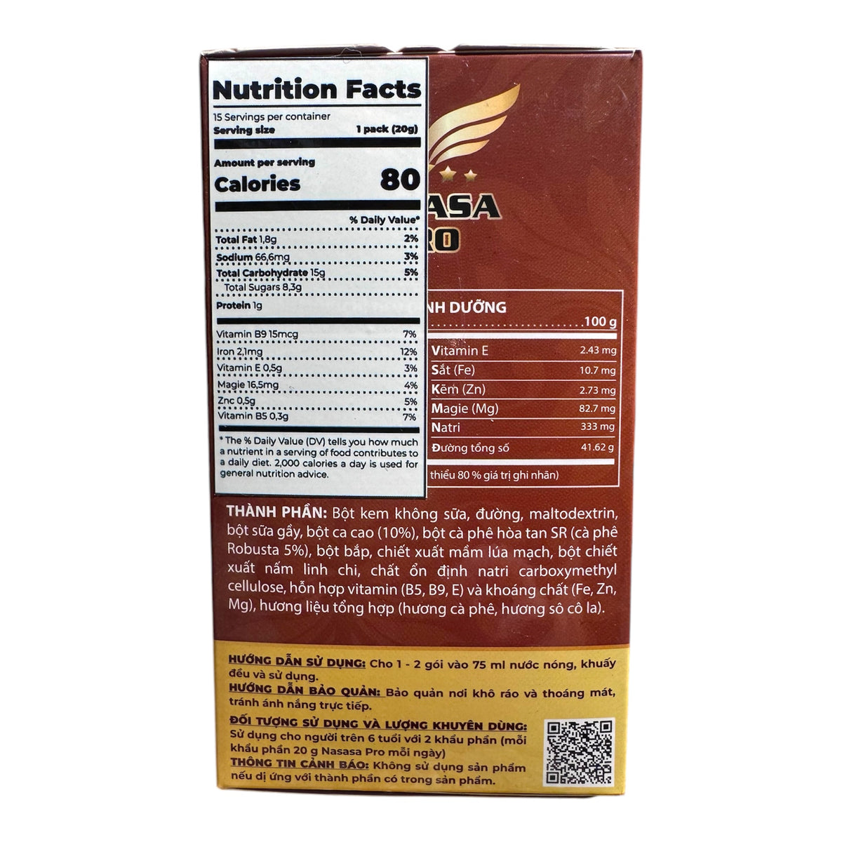 [Vietnamcacao] NASASA PRO Reishi Mushroom Coffee
