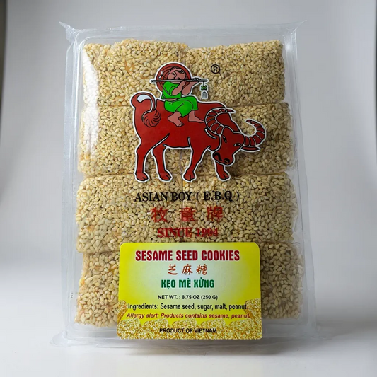 Asian Boy Sesame Seed Cookies | Kẹo Mè Xửng 8.75 oz (250g)