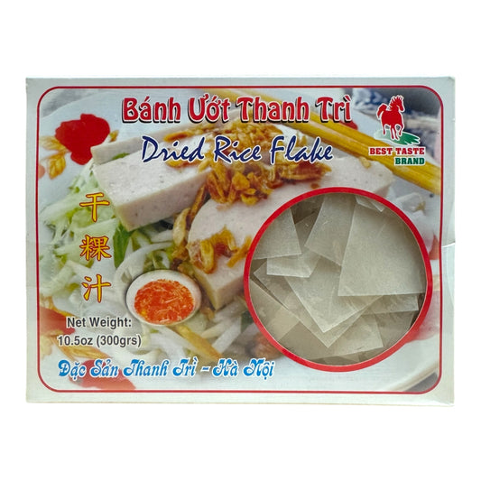 Dried Rice Flakes (Bánh Ướt Thanh Trì) - 10.5 oz
