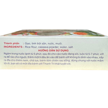 Dried Rice Flakes (Bánh Ướt Thanh Trì) - 10.5 oz