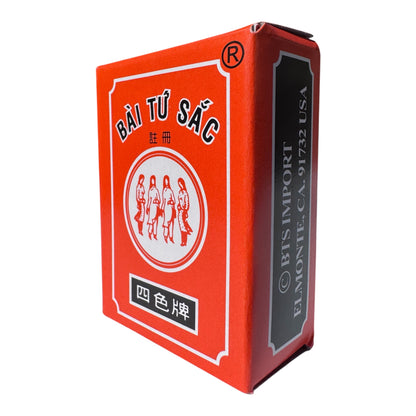 Four Color Playing Cards/Bai Tu Sac – 1 Deck