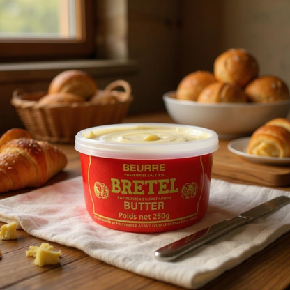 Bretel Butter – Pasteurized Salted Butter (Bơ Mặn Tiệt Trùng) – 250g