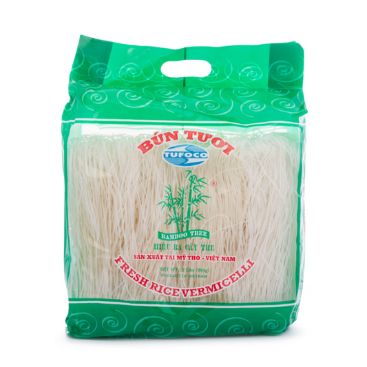 Bamboo Tree Brand Rice Vermicelli Bún Tươi Hiệu Ba Cây Tre-32 oz
