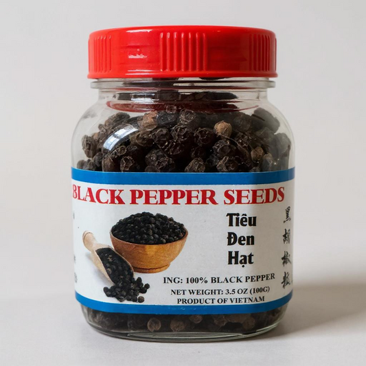 Black Pepper Seeds (Tieu Den Hat) – 3.5 oz (100g)