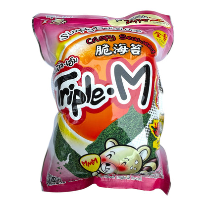 Triple M Crispy Seaweed (Spicy Flavor) COMBO 5 bags x 35g