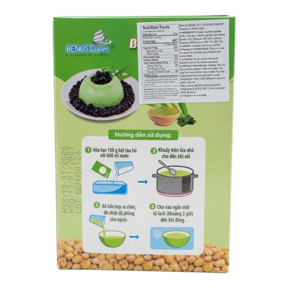 BenusCream Pandan Tofu Powder / Bot Tau Hu La Dua 3.52 OZ (100g)