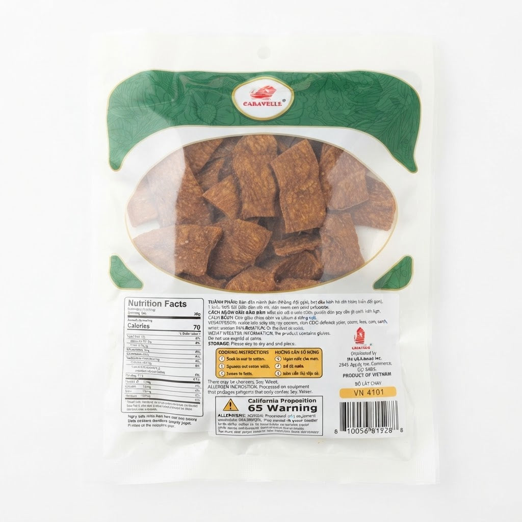 [Caravelle] Vegan Soy Beef Slices/Bo Lat Chay – 3.5 oz (100g)