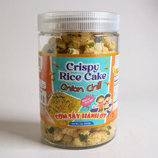 Crispy Rice Cake Onion Chili / Com Say Hanh Ot (7 oz / 200g)