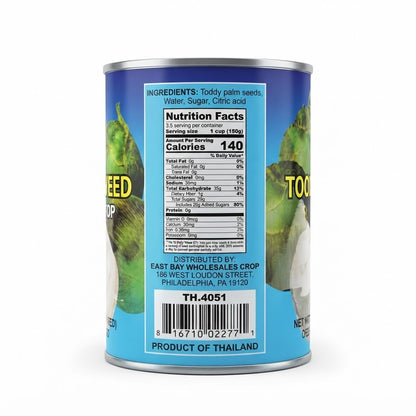 Toddy Palm Seed Slices in Syrup/Thot Not Cat Lat Ngam Siro – 20 oz