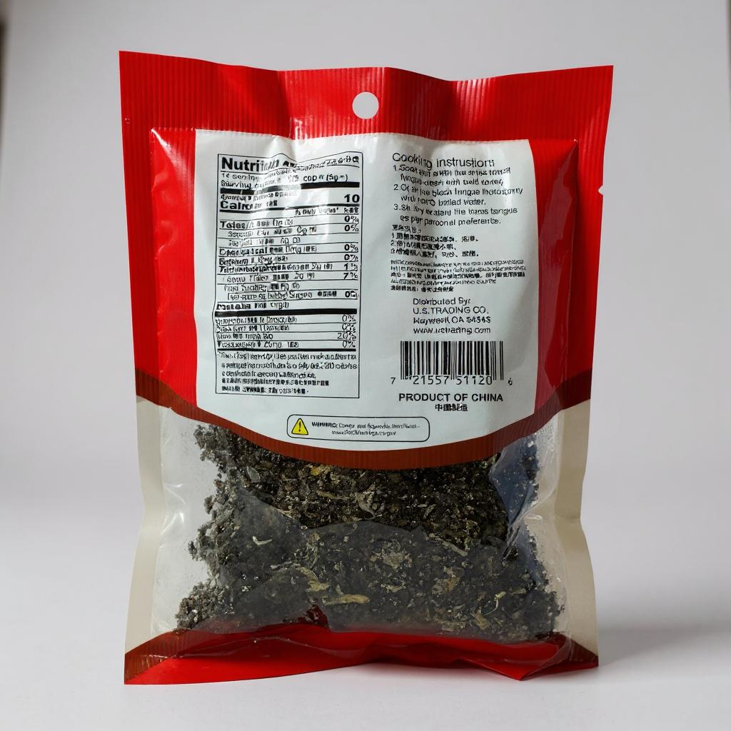 Dried Black Fungus Strip (Nam Meo Soi Kho) – 2.5 oz (70g)