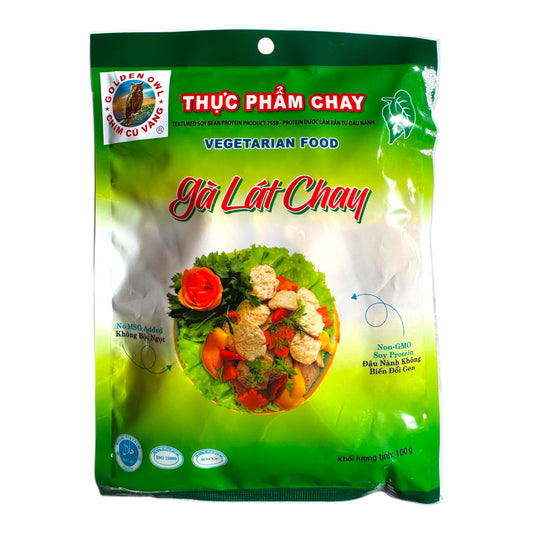 Golden Owl-Vegetarian Food - Textured Soy Bean Protein (NO MSG)/ Ga Lat Chay 100g