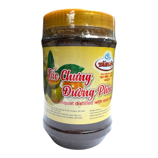 Tấn Lộc Kumquat Distilled with Rock Sugar/Tac Chung Duong Phen – 21.2 oz (600 g)