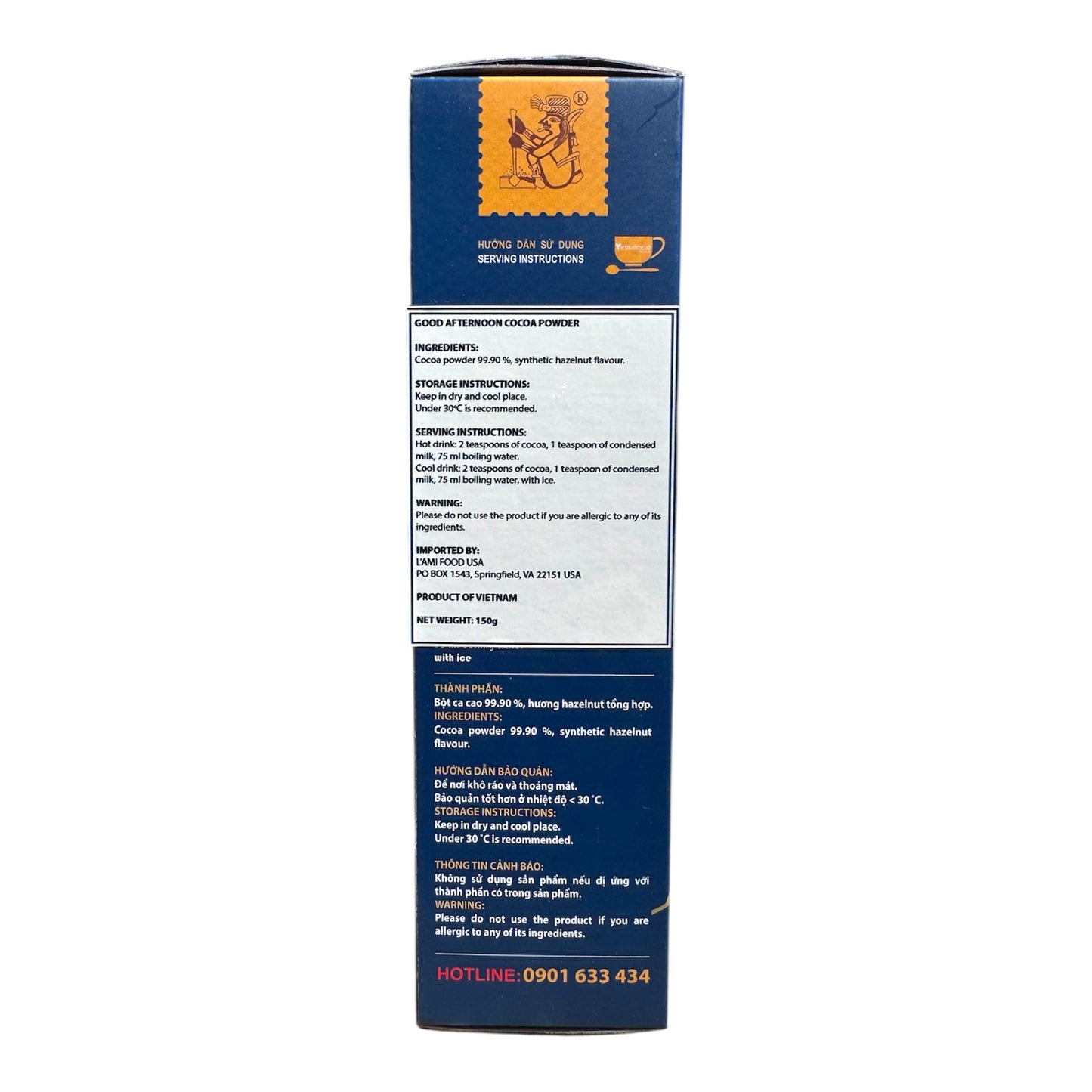 [Vietnamcacao] Good Afternoon Cocoa Powder (Hazelnut Flavor)