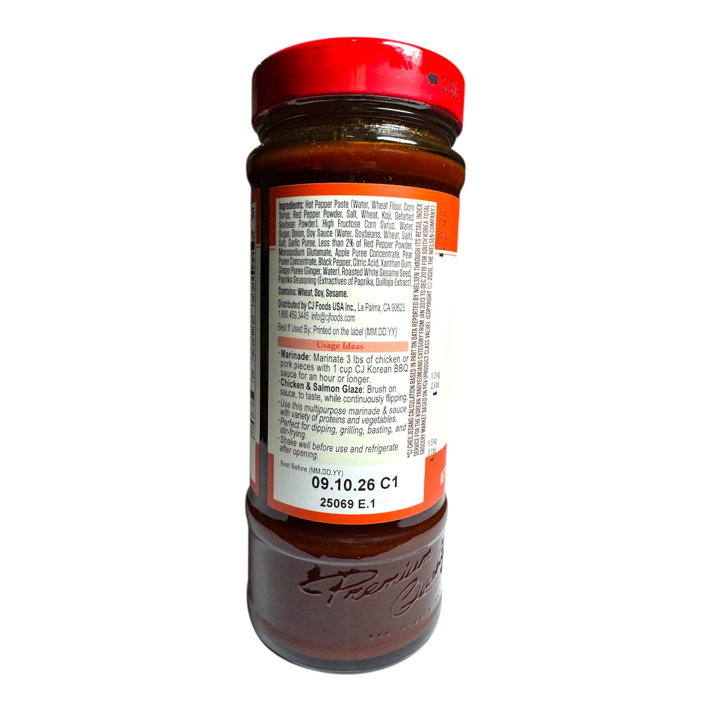 Korean BBQ Original Sauce - Hot & Spicy Marinade for Chicken & Pork/Sot BBQ Han Quoc Uop Thit Ga va Heo