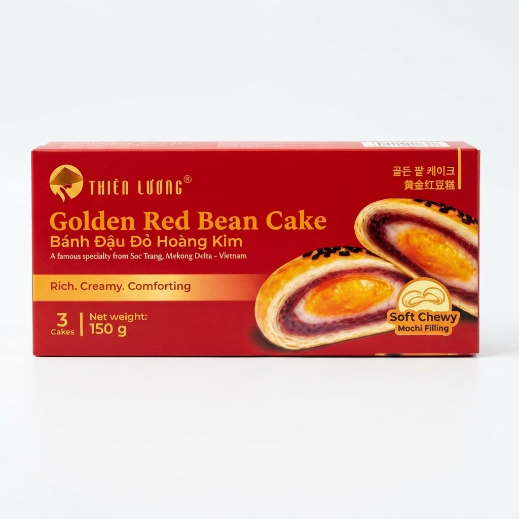 Thien Luong Golden Red Bean Cake Mochi