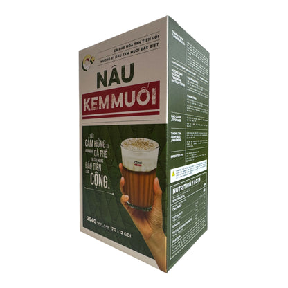Instant Salted Cream Coffee - Cafe Nau Kem Muoi